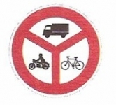 B 12 - Zákaz vjezdu vyznačených vozidel
