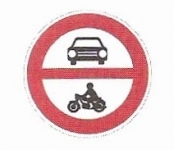 B 11 - Zákaz vjezdu všech motorových vozidel