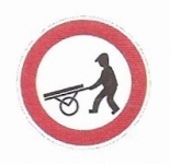 B 10 - Zákaz vjezdu ručních vozíků