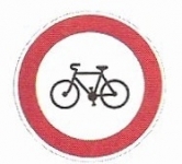 B 8 - Zákaz vjezdu jízdních kol