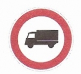 B 4 - Zákaz vjezdu nákladních automobilů