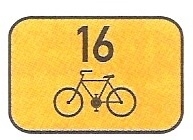 IS 21a - Směrová tabulka pro cyklisty